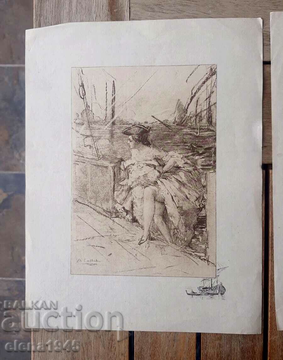 Γαλλικά χαρακτικά ερωτικά με τιμή € 50.00 | 97.79 BGN