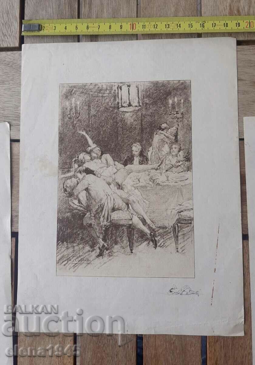 Delivery of French engravings erotica Delivery of French engravings erotica