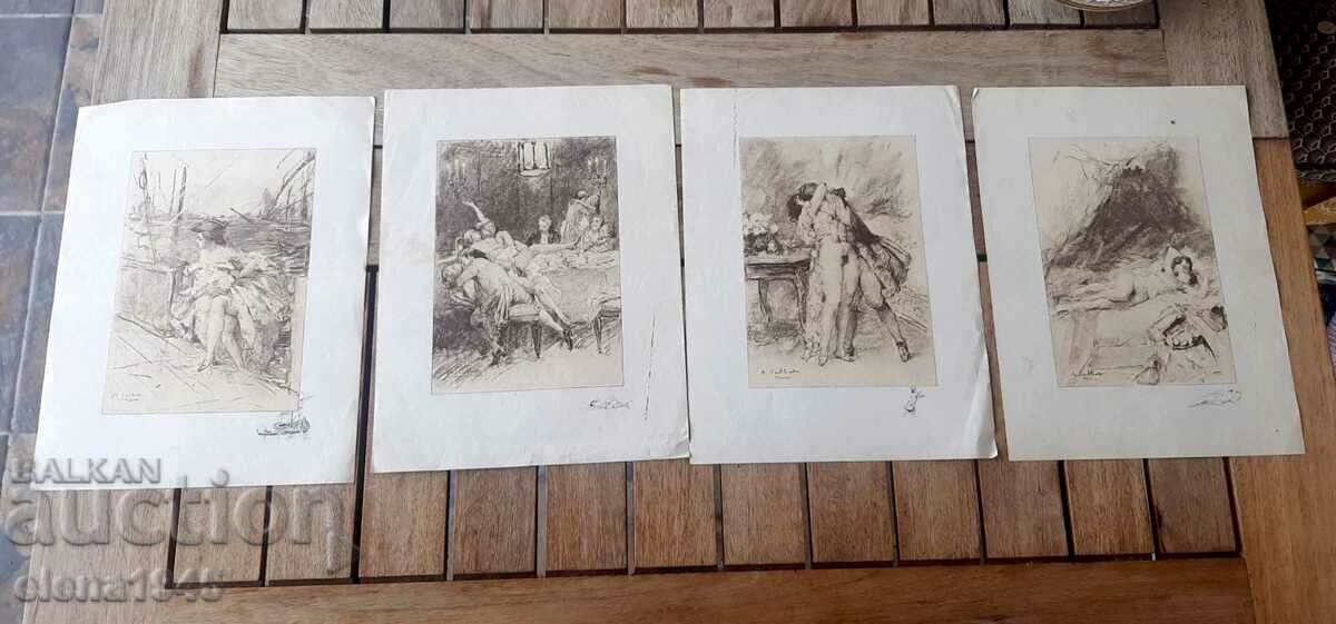 French engravings erotica