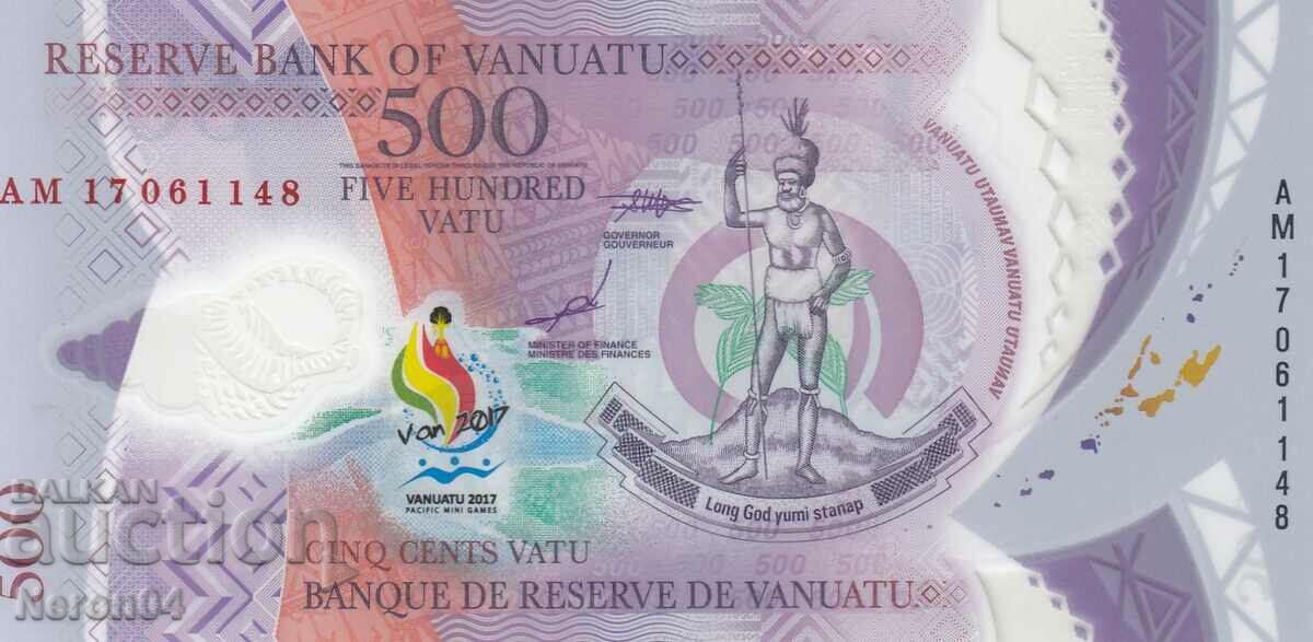 500 vatu 2017, Βανουάτου