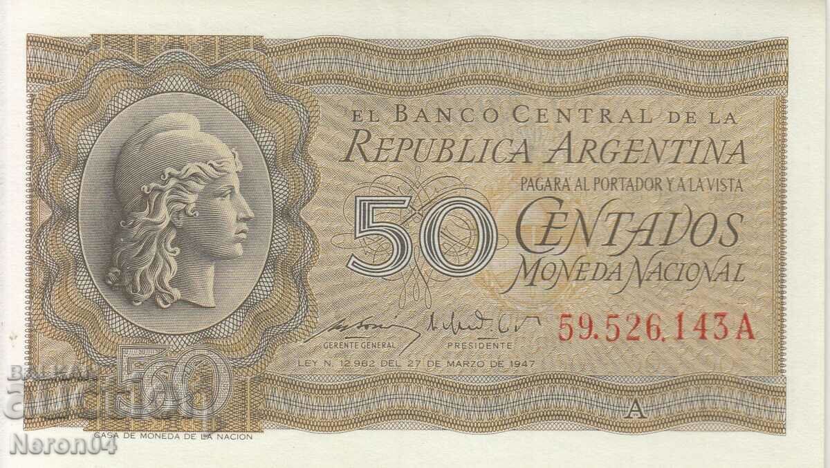 50 центаво 1947, Аржентина