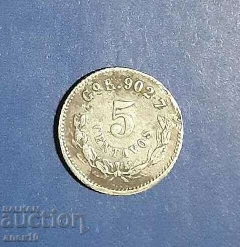 Mexic 5 centavos 1897 GoR