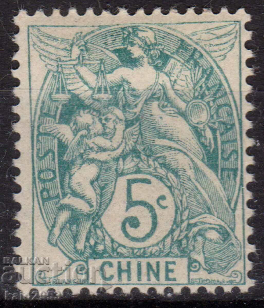 Franța/Postă către China-1905-Alegorie colonială, MLH