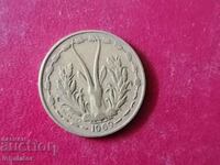 1969 West Africa 10 francs