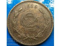 Μεξικό 1939 2 centavos χάλκινο