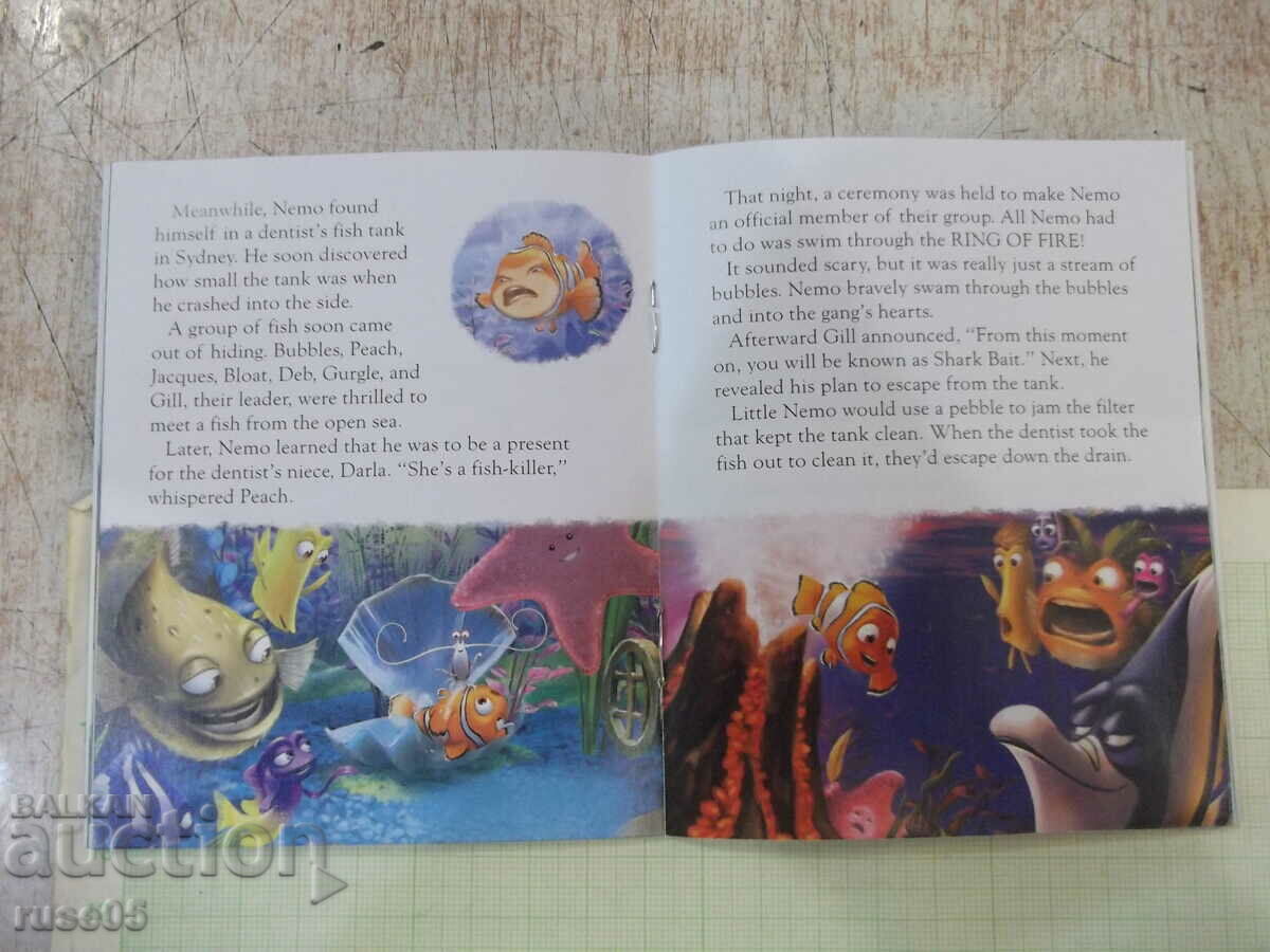 Book "FINDING NEMO - Disney, PIXAR" - 24 pages. - 5 Book "FINDING NEMO - Disney, PIXAR" - 24 pages. - 5