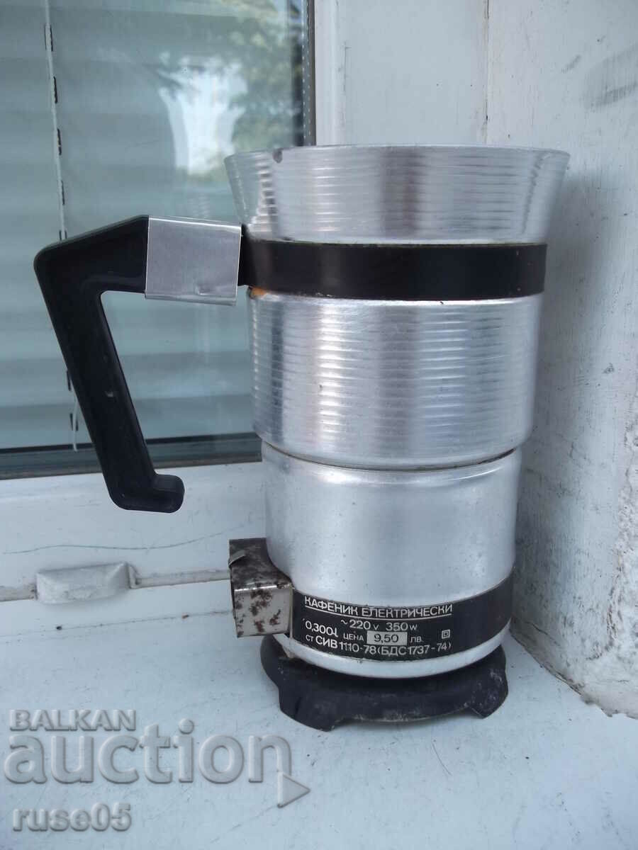 Coffee maker electric from the soca working with price 10.00 BGN | € 5.11 Coffee maker electric from the soca working with price 10.00 BGN | € 5.11