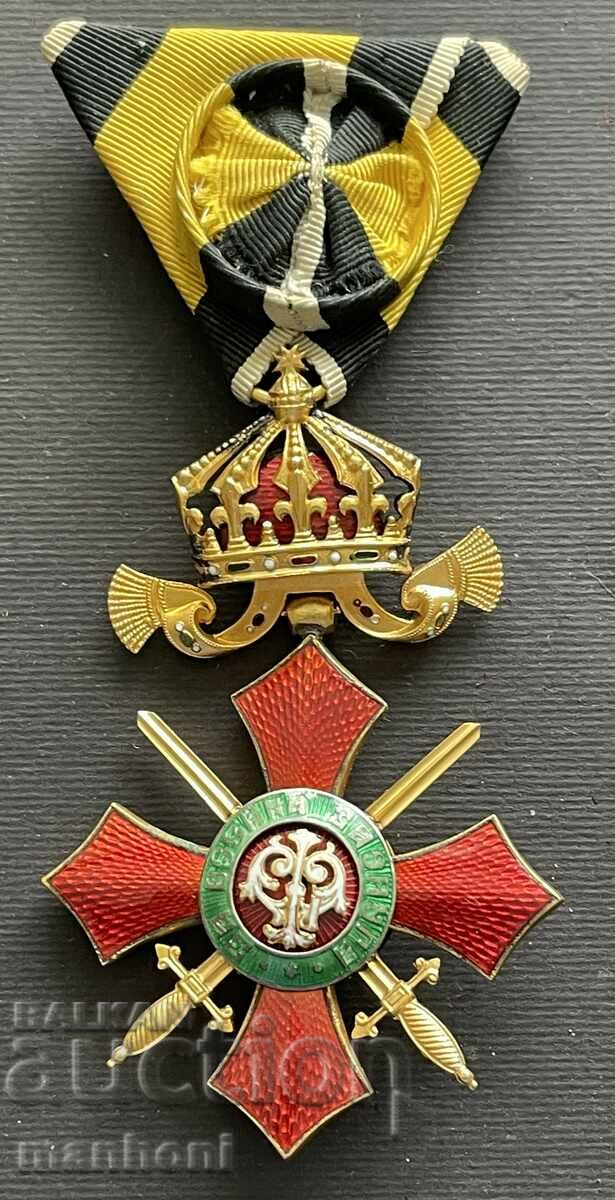 5690 Kingdom of Bulgaria order For Military Merit IV century Tsar Bor