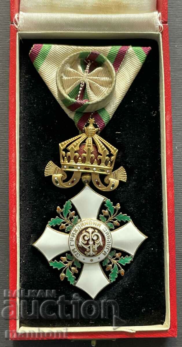 5691 Царство България орден За Гражданска заслуга IV ст. Цар