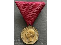 5697 Царство България медал За Заслуга бронзов Цар Борис