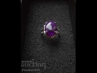 Silver ring with Charoite 11.80ct
