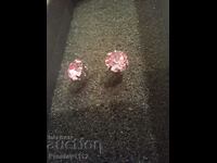 Σκουλαρίκια ροζ χαλαζία