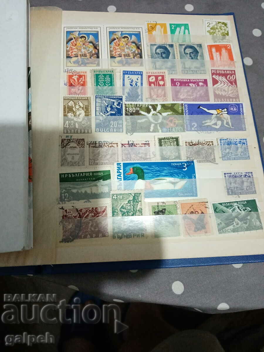 Auction  POSTAL STAMPS - REPUBLIC OF BULGARIA / KINGDOM OF BULGARIA - 95+ PCS.
