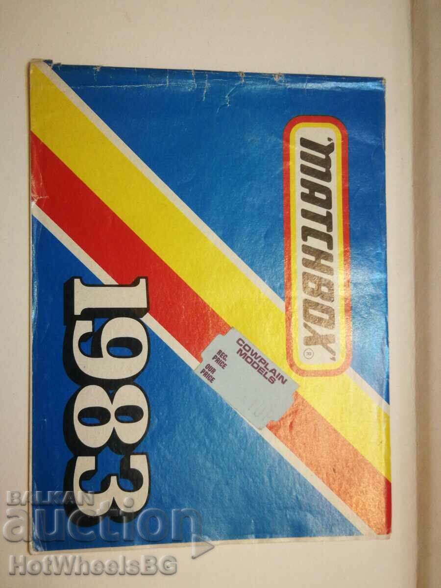 Catalog Matchbox 1983