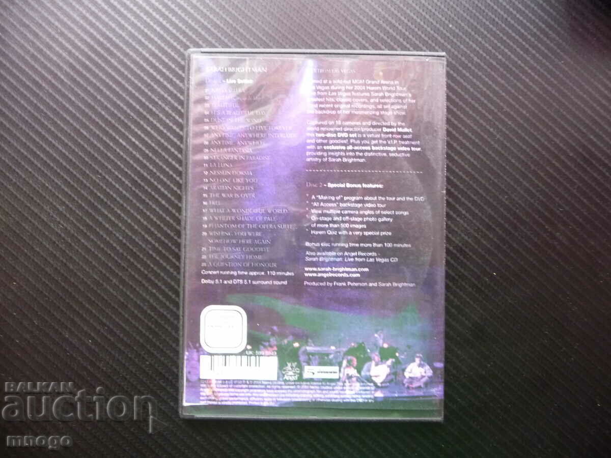 Auction Sarah Brightman DVD pop music live classical opera orchestra Auction Sarah Brightman DVD pop music live classical opera orchestra