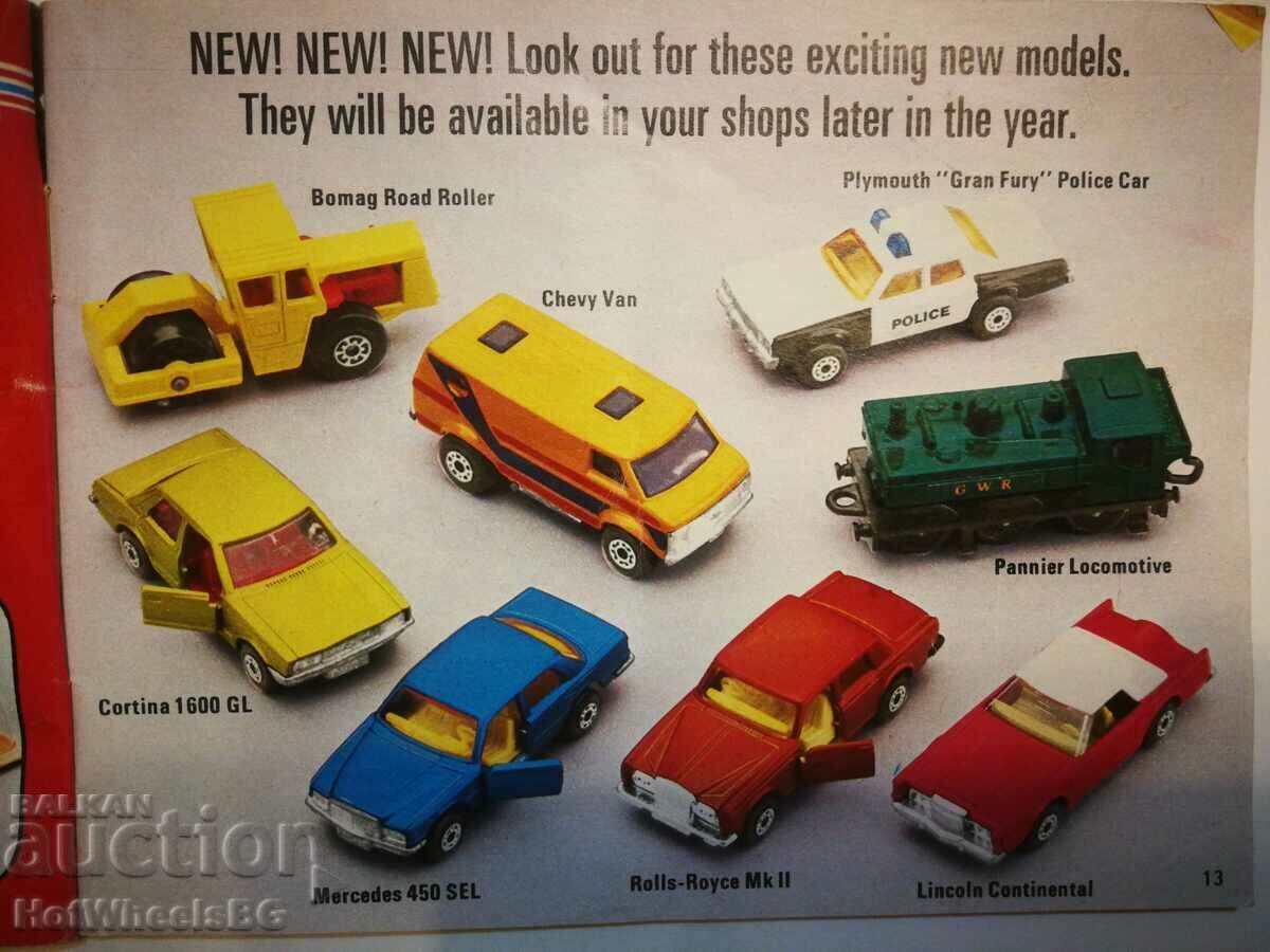 Delivery of Matchbox Catalog 1979/80