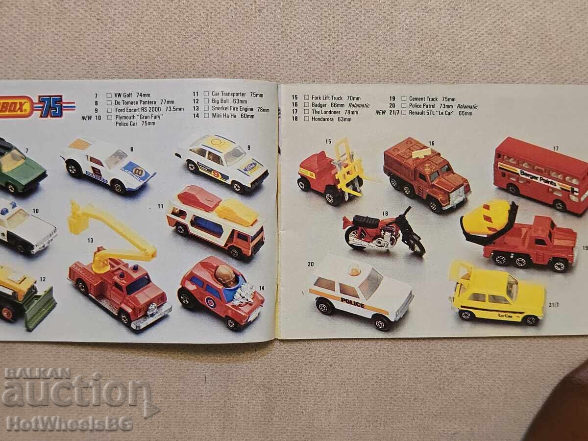 Matchbox Catalog 1980/81 with price 14.99 BGN | € 7.66 Matchbox Catalog 1980/81 with price 14.99 BGN | € 7.66