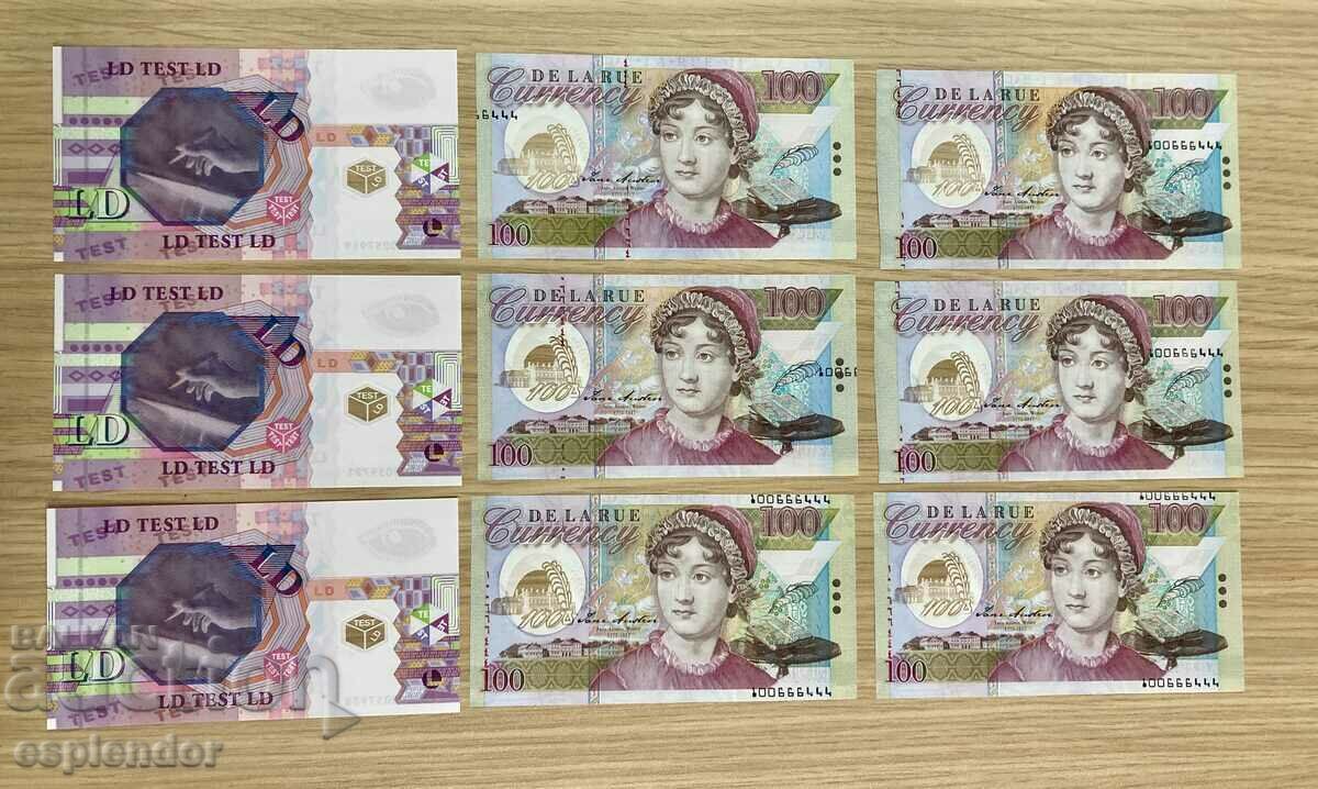 Test/trial banknotes from around the world