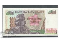 500 de dolari Zimbabwe 2001