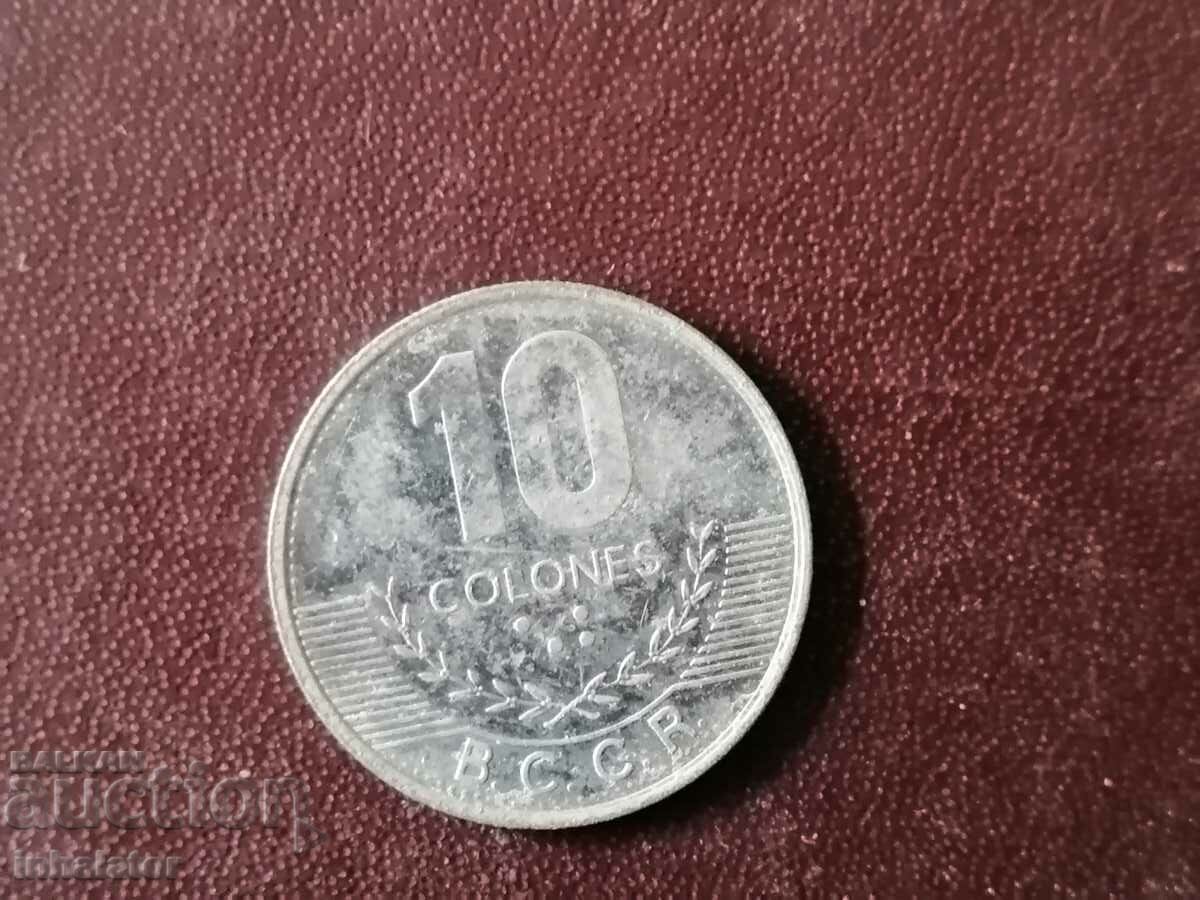 Costa Rica 10 coloana 2018 Aluminiu