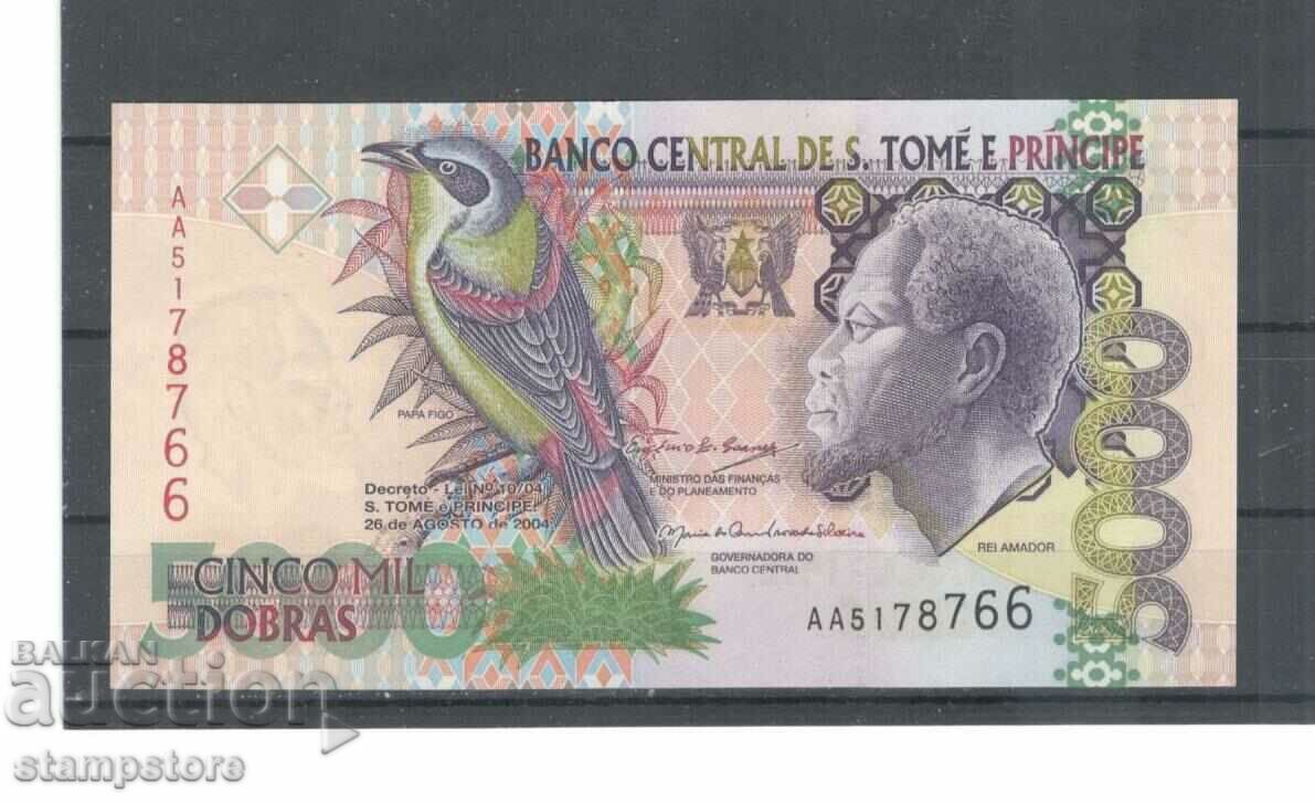 5000 добра Сан Томе и Принсипи 1996 г