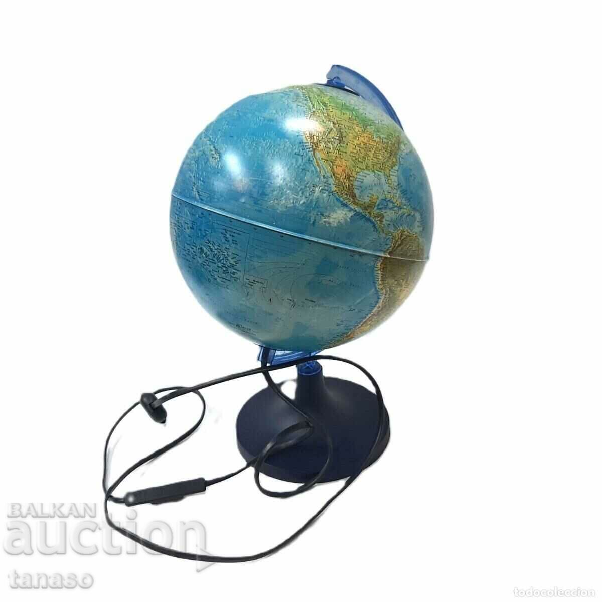 Glowing Globe Rotating (13.1) - 5 Glowing Globe Rotating (13.1) - 5