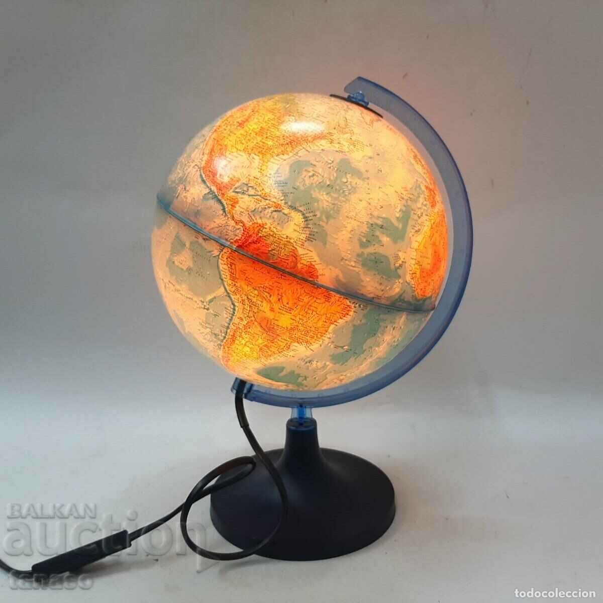 Glowing Globe Rotating (13.1)