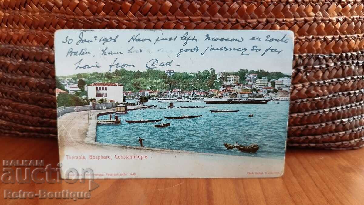 Κάρτα Τουρκία, Κωνσταντινούπολη, 1906