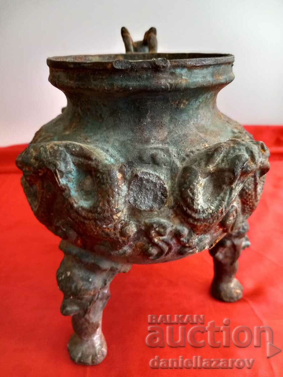 Licitație Curtea dinastiei Tsing DRAGON Secolul 18-19, marcaj Licitație Curtea dinastiei Tsing DRAGON Secolul 18-19, marcaj