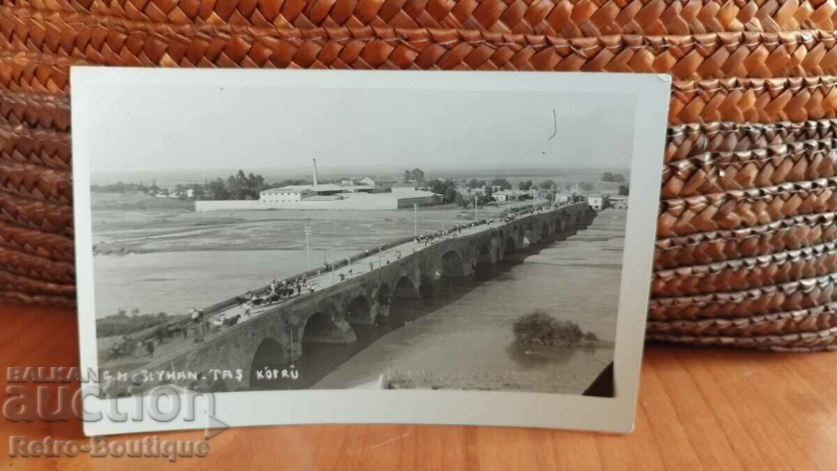 Картичка Турция, мост, 1940-те г.
