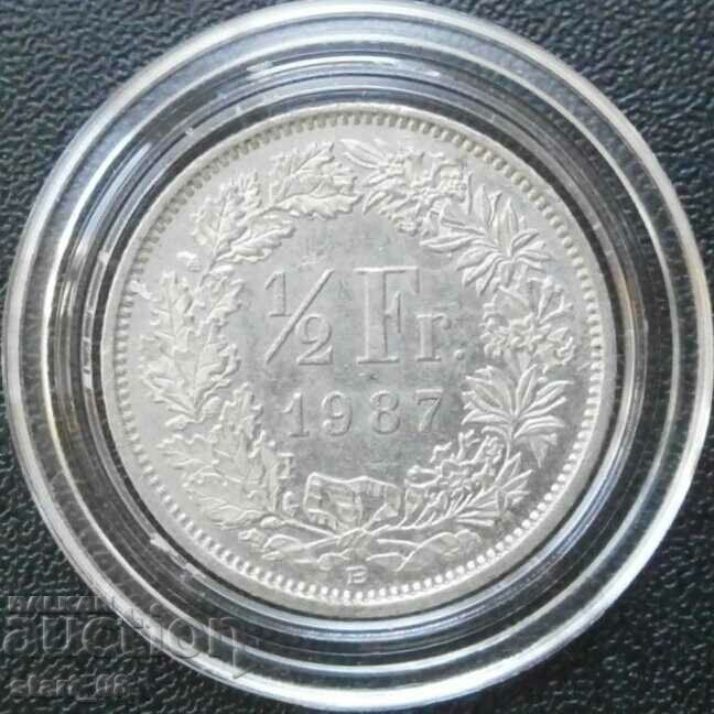 ½ franc 1987 Switzerland