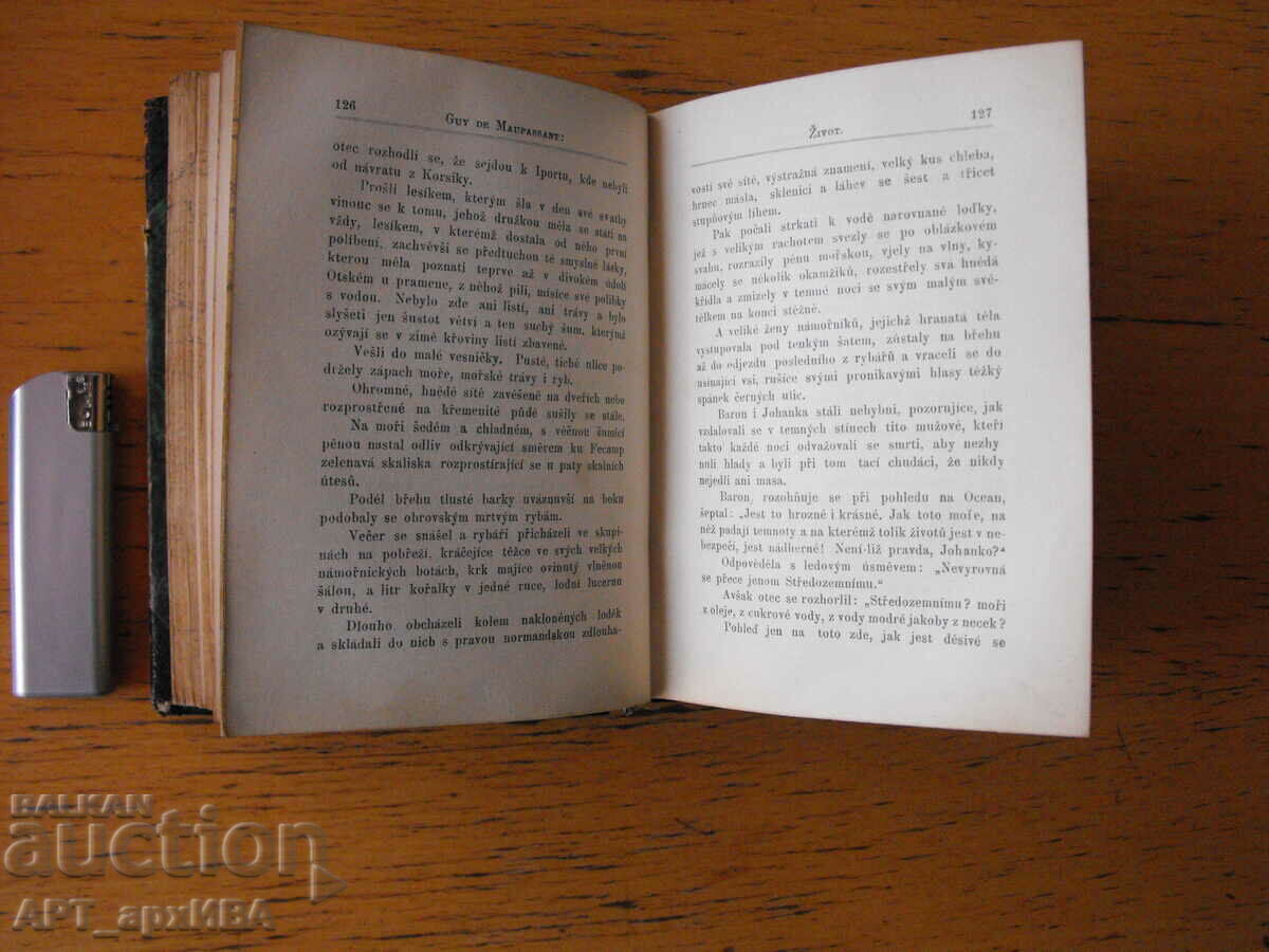 ŹIVOT. /One life. In Czech language. Author: Guy de Maupassant. with price 18.50 BGN | € 9.46