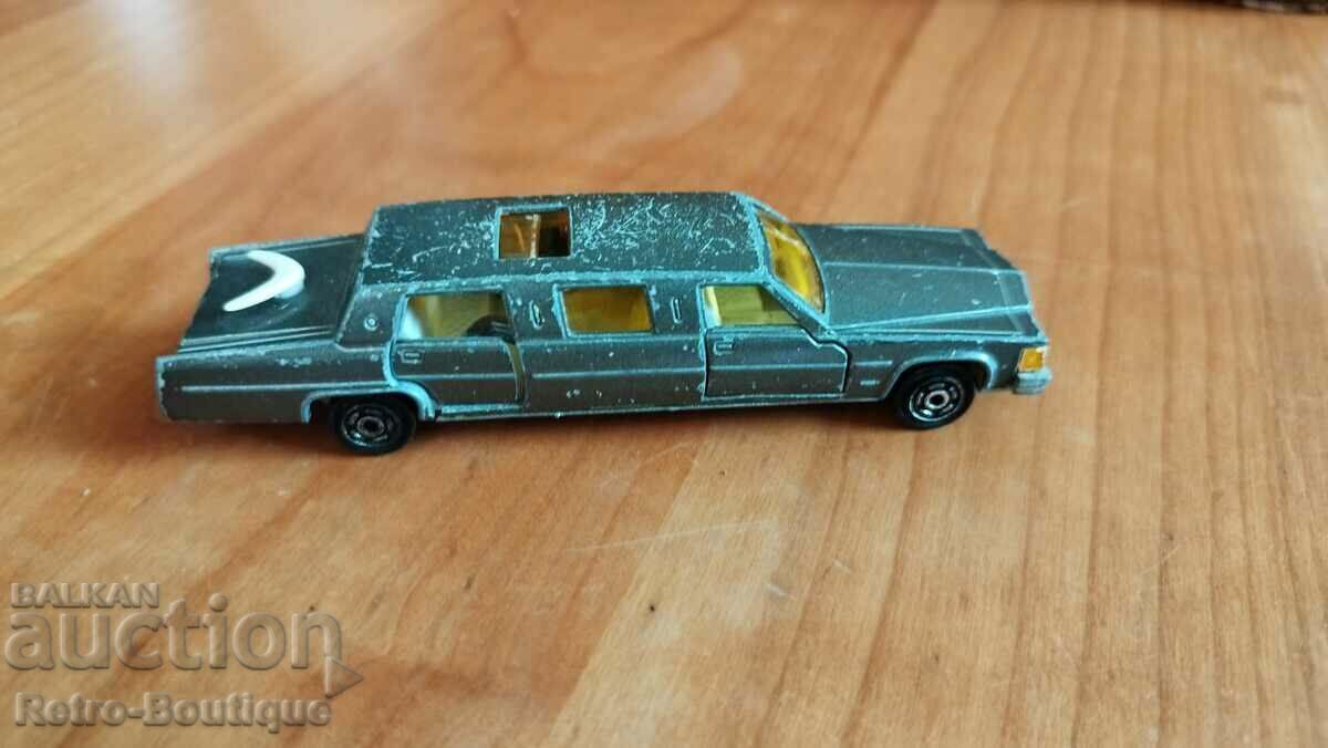 Old, metal trolley, limousine, Majorette, Made in France