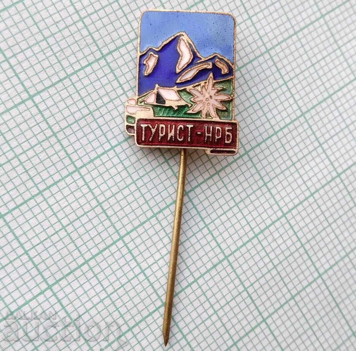 16489 Badge - Tourist NRB BTS - bronze enamel with price 2.00 BGN | € 1.02 16489 Badge - Tourist NRB BTS - bronze enamel with price 2.00 BGN | € 1.02
