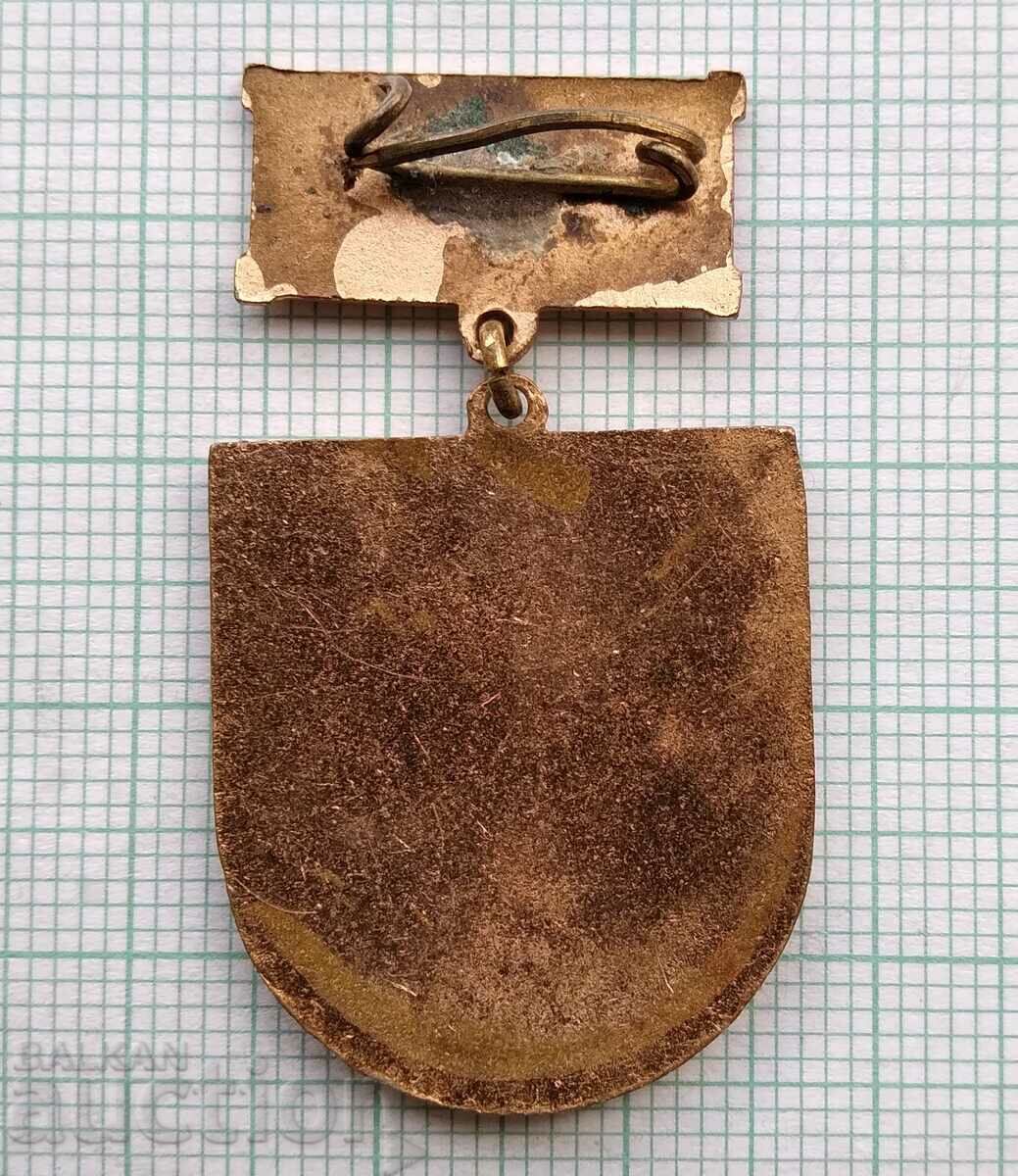 Auction 16510 CSPS IX Congress of the BKP for labor successes - enamel bronze Auction 16510 CSPS IX Congress of the BKP for labor successes - enamel bronze