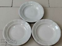 Bulgarian SOC.PORCELAIN plate 3 pieces 50s NRB