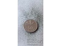 Letonia 50 centimes 1992