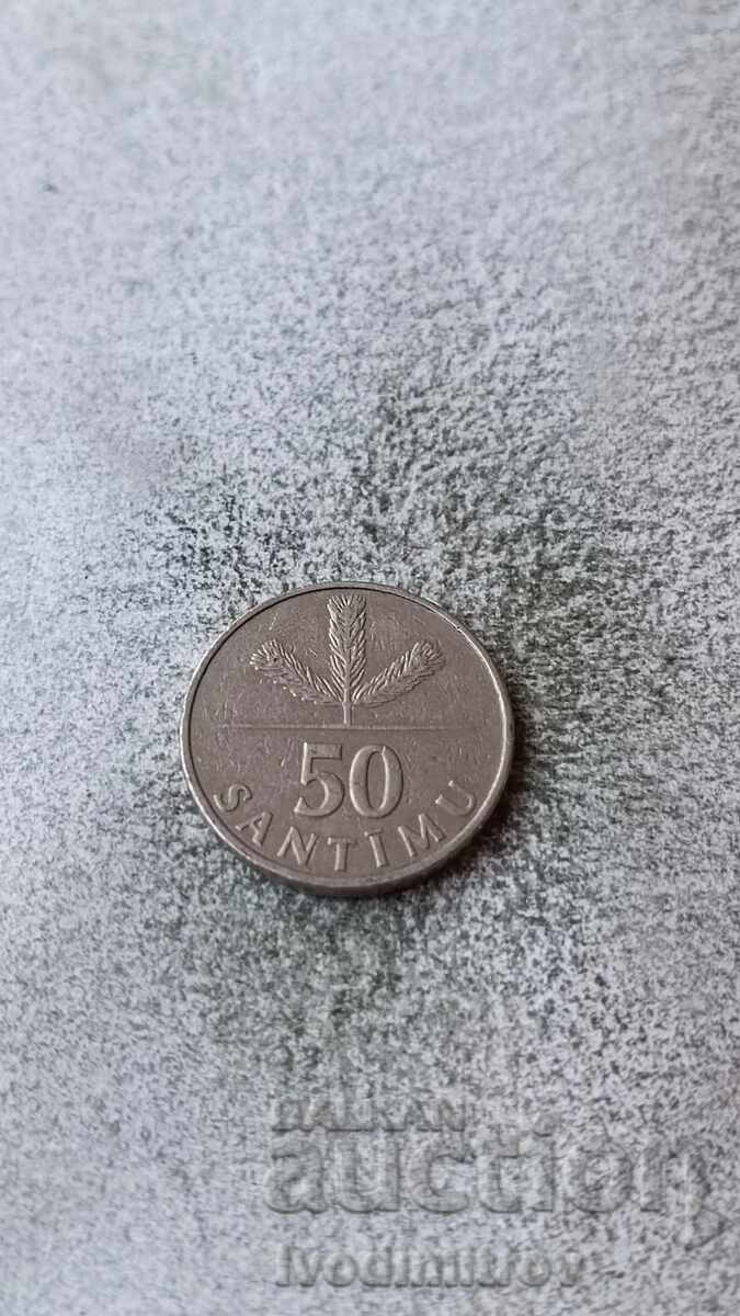 Λετονία 50 εκατοστά 1992
