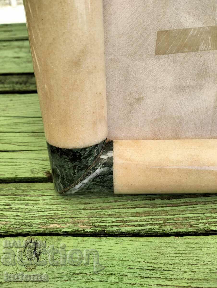 Solid marble photo frame with price 54.99 BGN | € 28.12 Solid marble photo frame with price 54.99 BGN | € 28.12