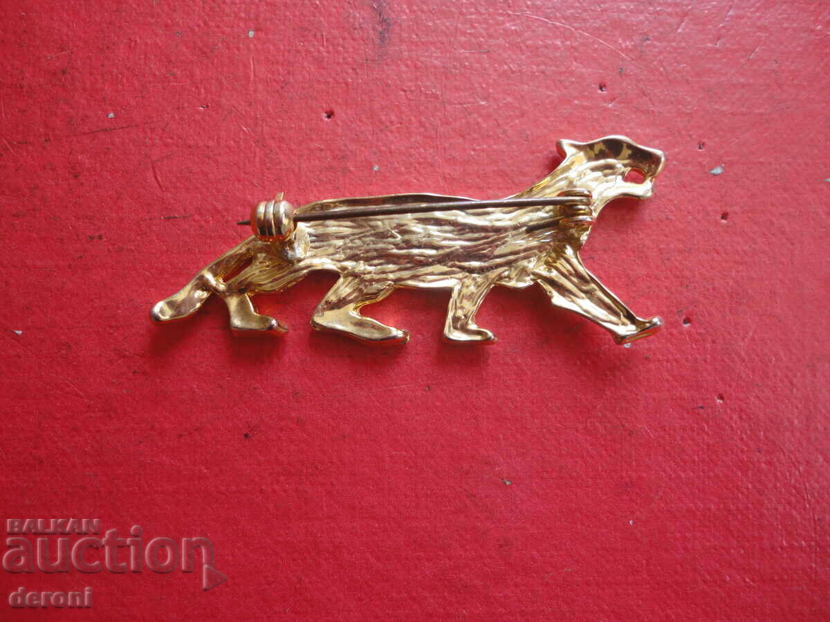 Unique gold jaguar badge - 5 Unique gold jaguar badge - 5