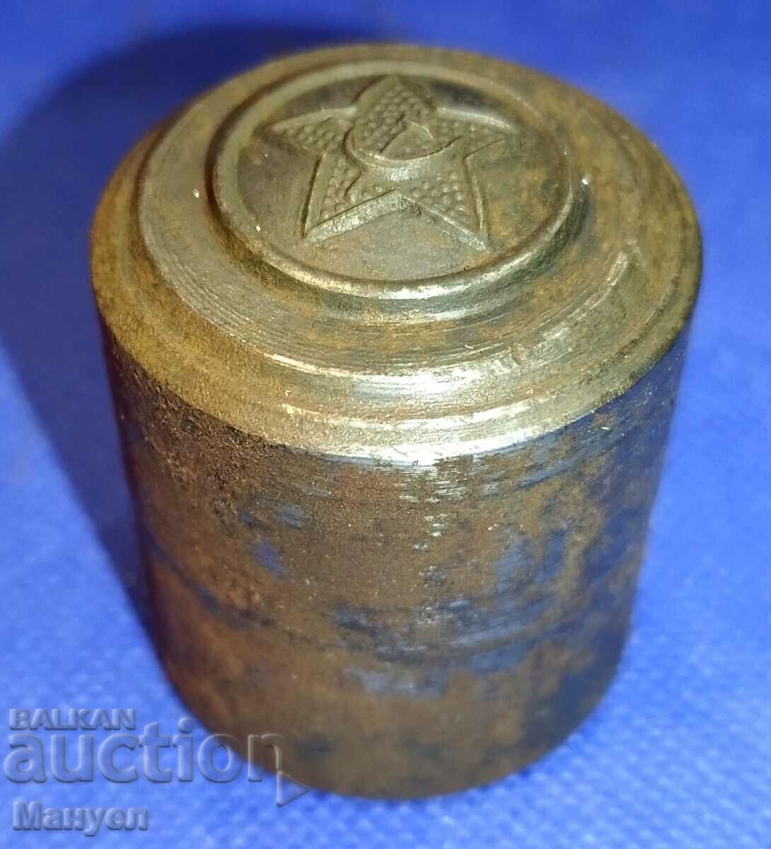 Old military button die. with price 90.00 BGN | € 46.02