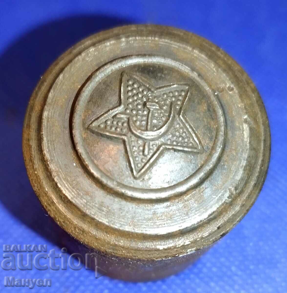 Old military button die.