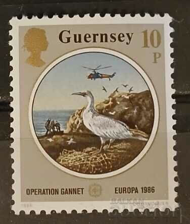 Гуернсей/Гърнси 1986 Европа CEPT Птици MNH