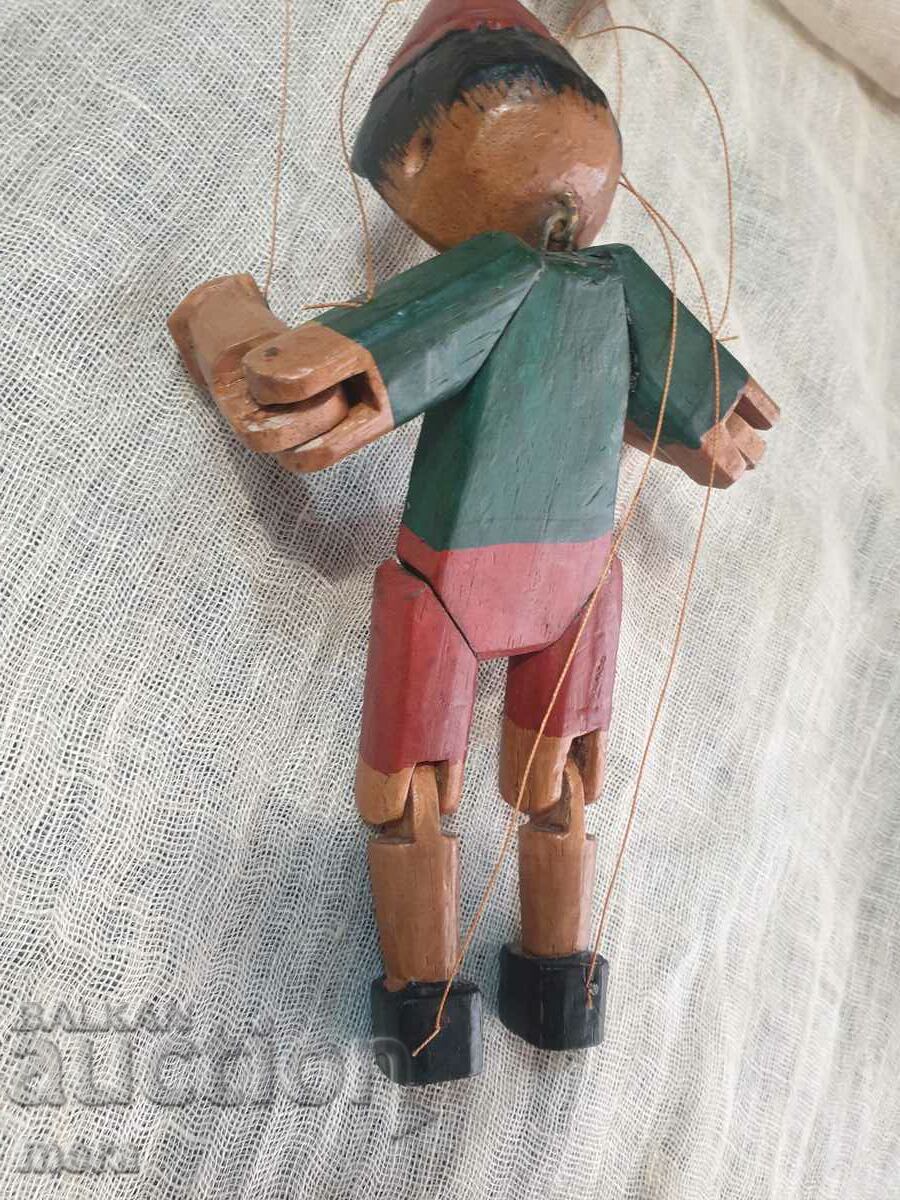 Vintage wooden string doll - 5 Vintage wooden string doll - 5