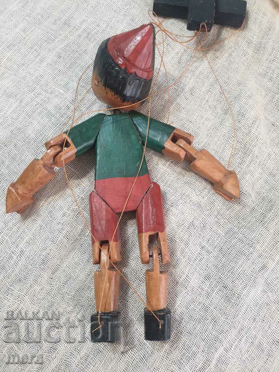 Vintage wooden string doll - 6 Vintage wooden string doll - 6