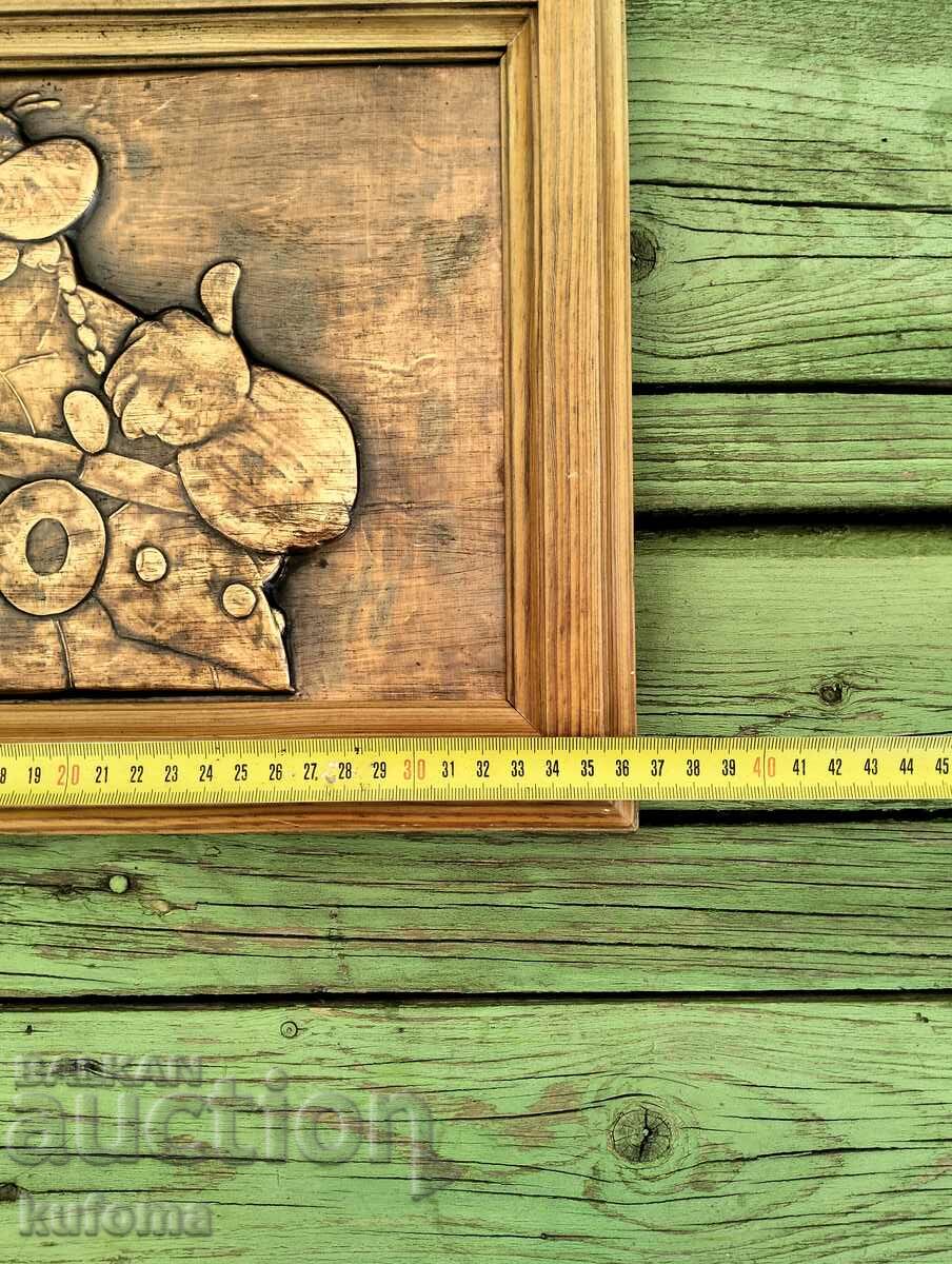 Auction Copper panel Obelix Auction Copper panel Obelix