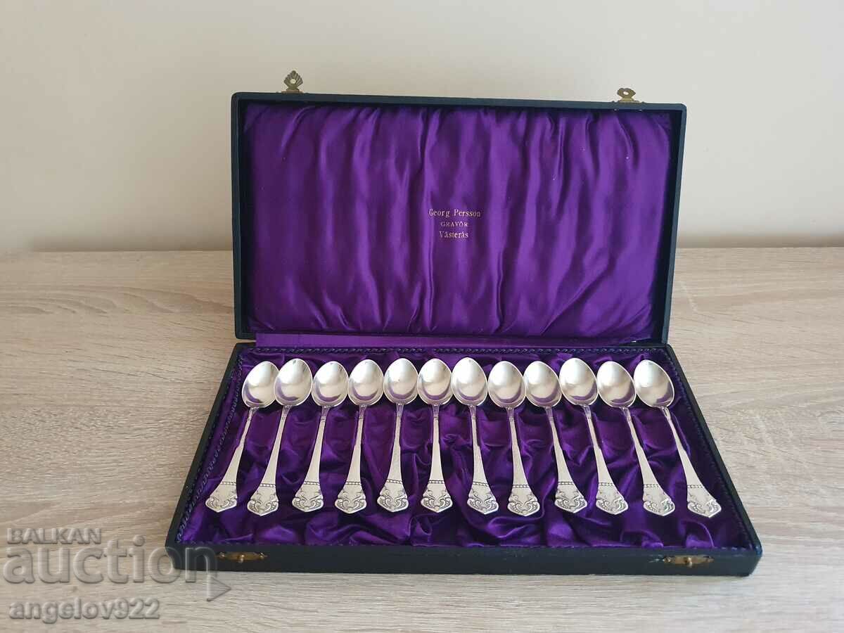 12 Georg Persson PRIMA NS coffee spoons