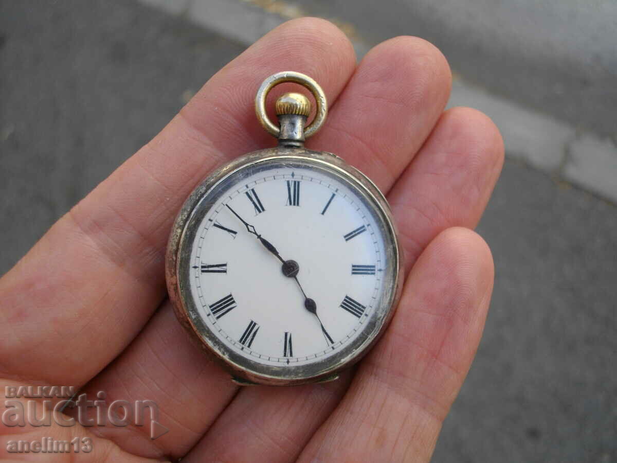 COLLECTIBLE SMALL SILVER POCKET WATCH