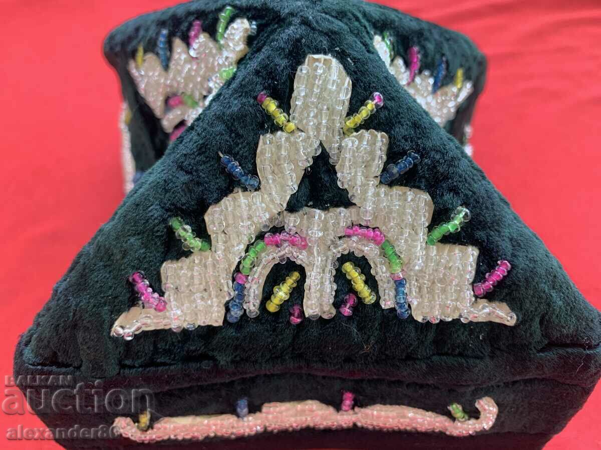 Old Tubetteyka velvet beads - 5 Old Tubetteyka velvet beads - 5