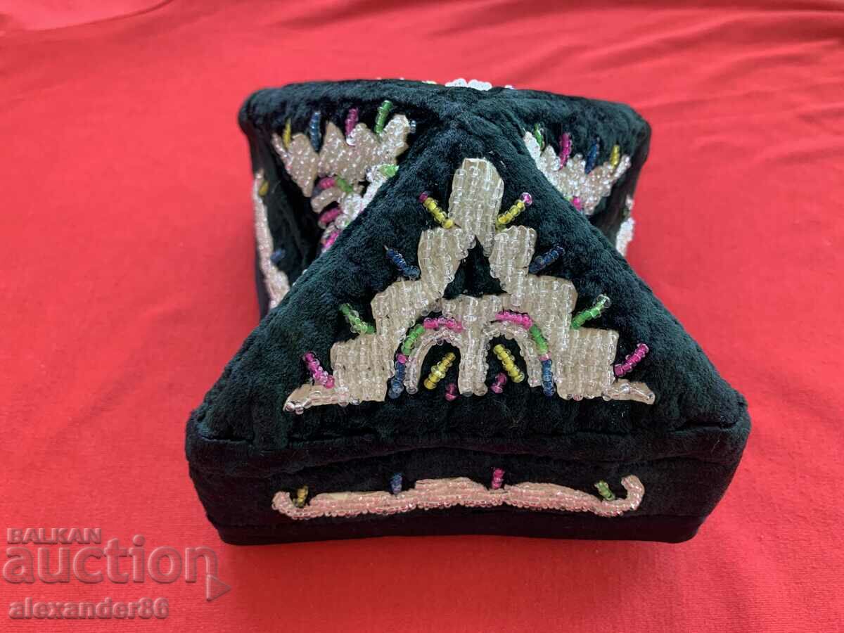 Old Tubetteyka velvet beads - 6 Old Tubetteyka velvet beads - 6